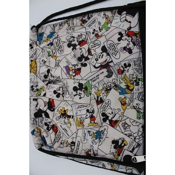 DisneyLand Resort Parks Comic Strip Mickey Mouse Drawstring Cinch Bag Sack Pack - Picture 3 of 7